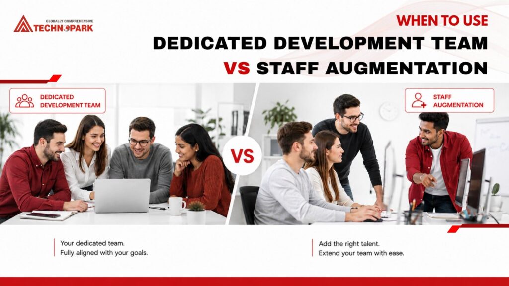 Dedicated development team vs staff augmentation comparison